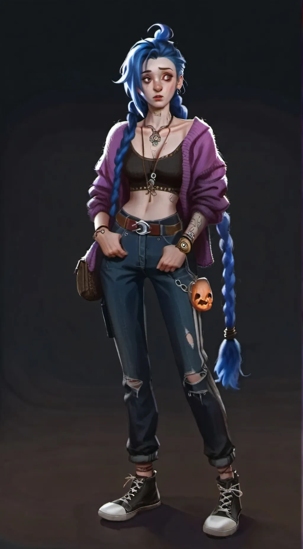 ai character: Jinx (Arcane) background