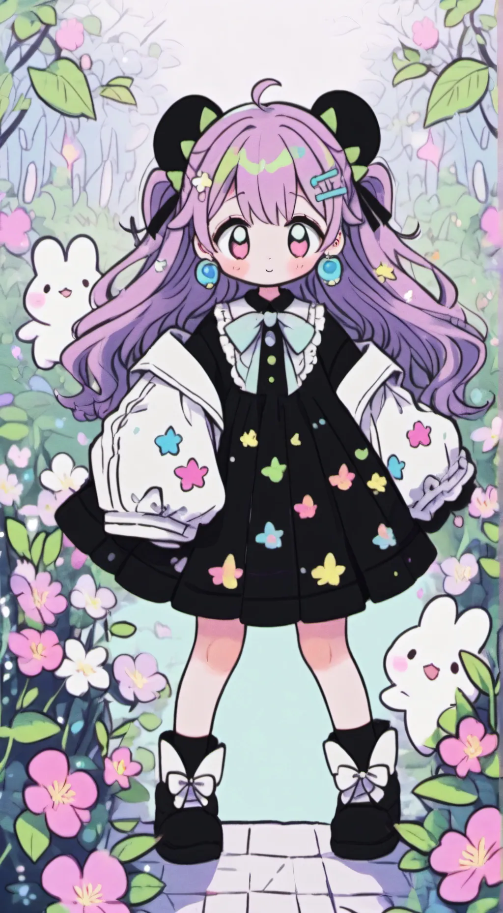 ai character: kny x tu background