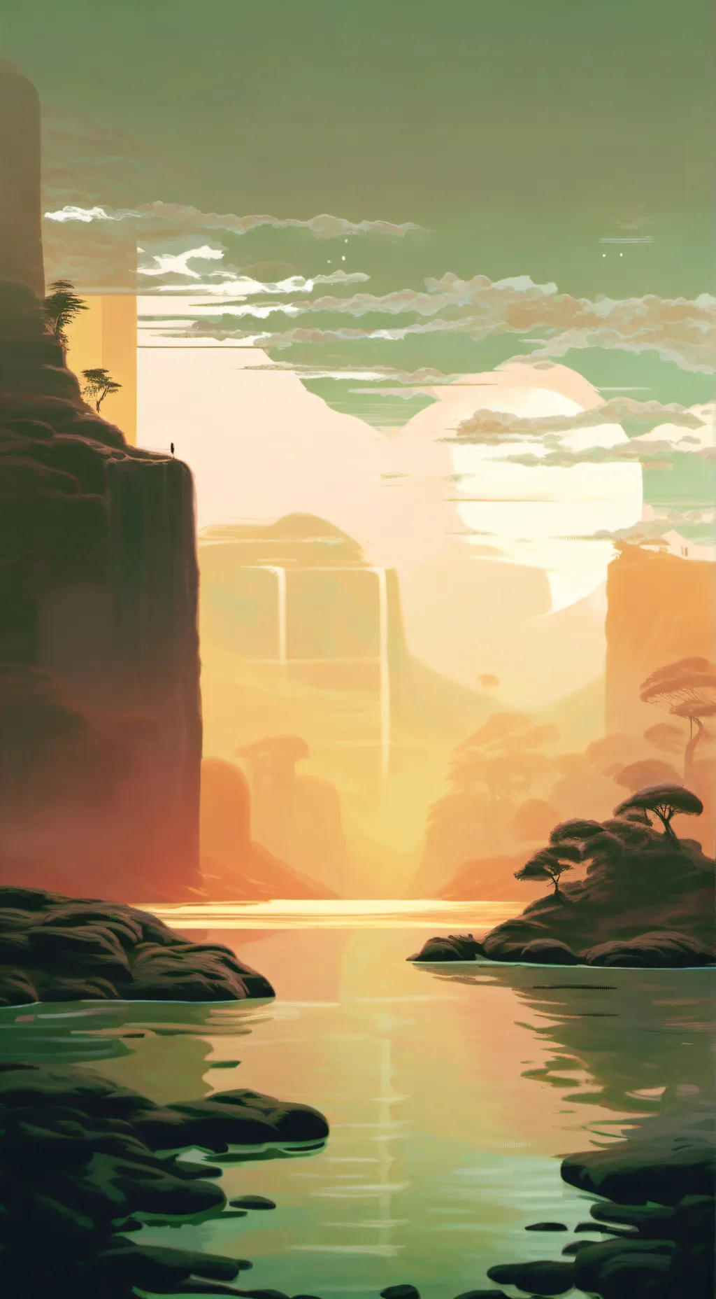 ai character: Final battle Botw background
