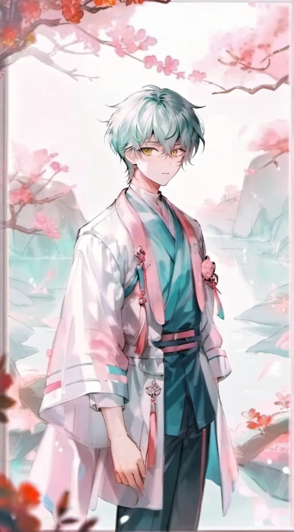 ai character: Chinese guy background