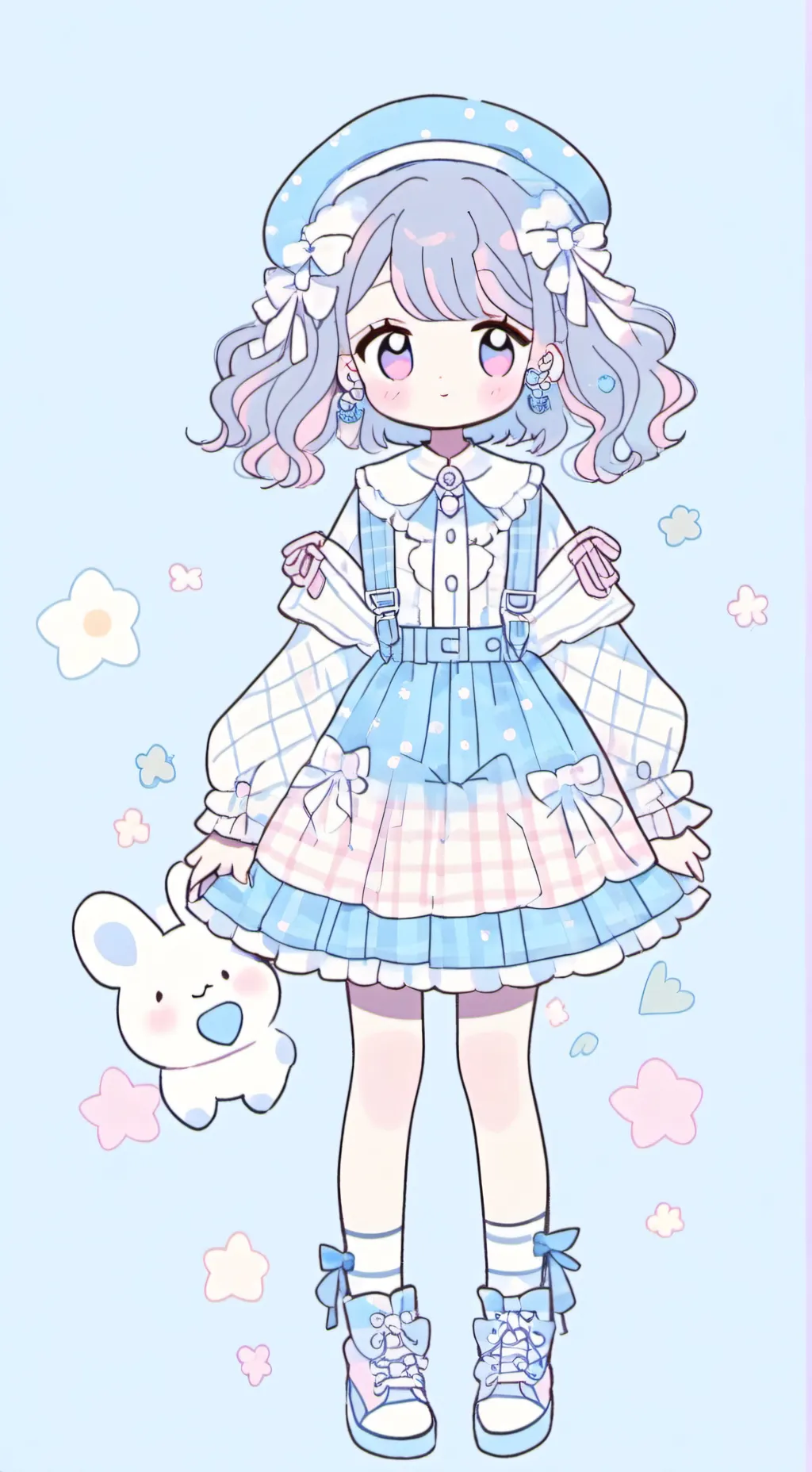 ai character: sprunki hate sky background
