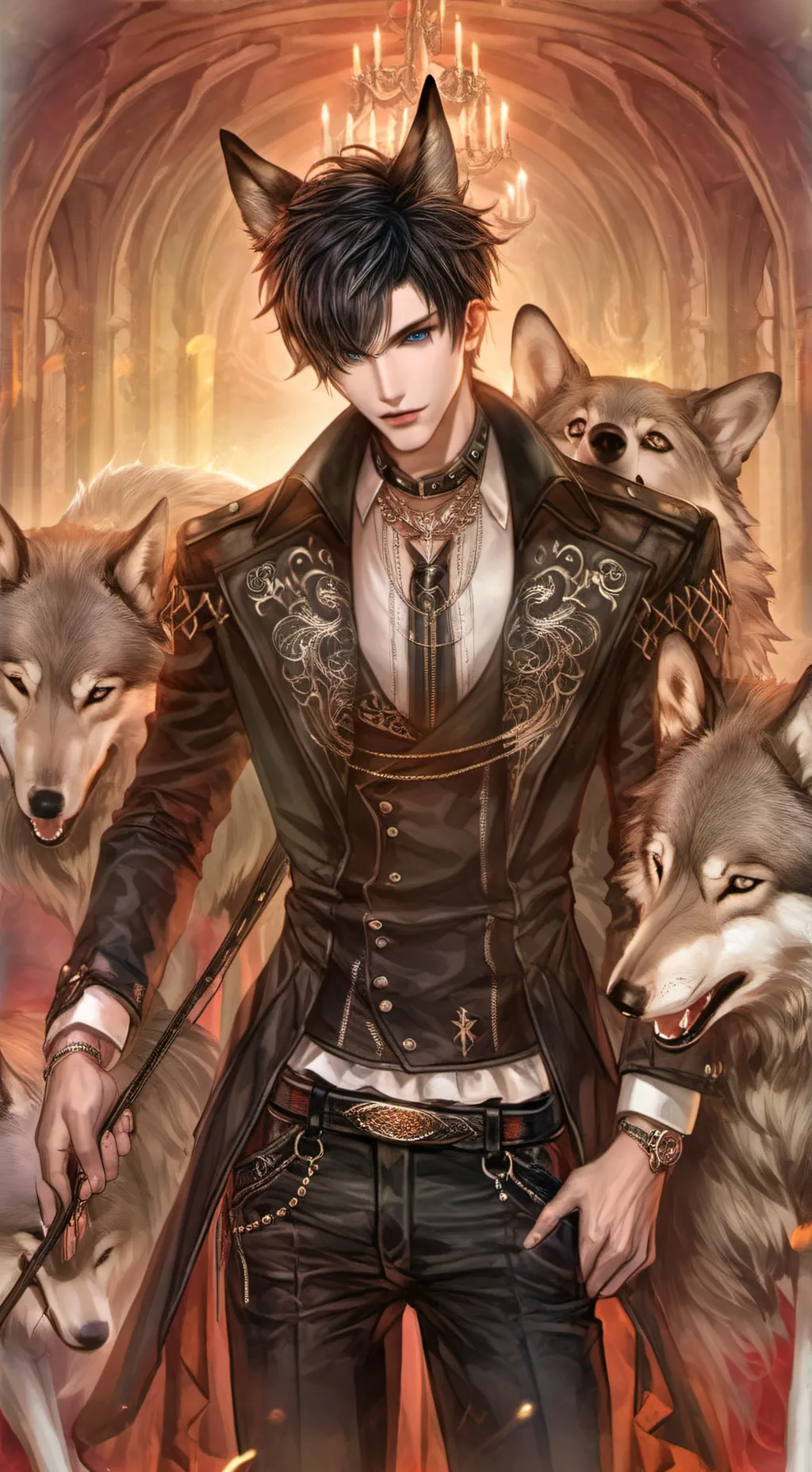 ai character: 🌹Xavier 🌹 background