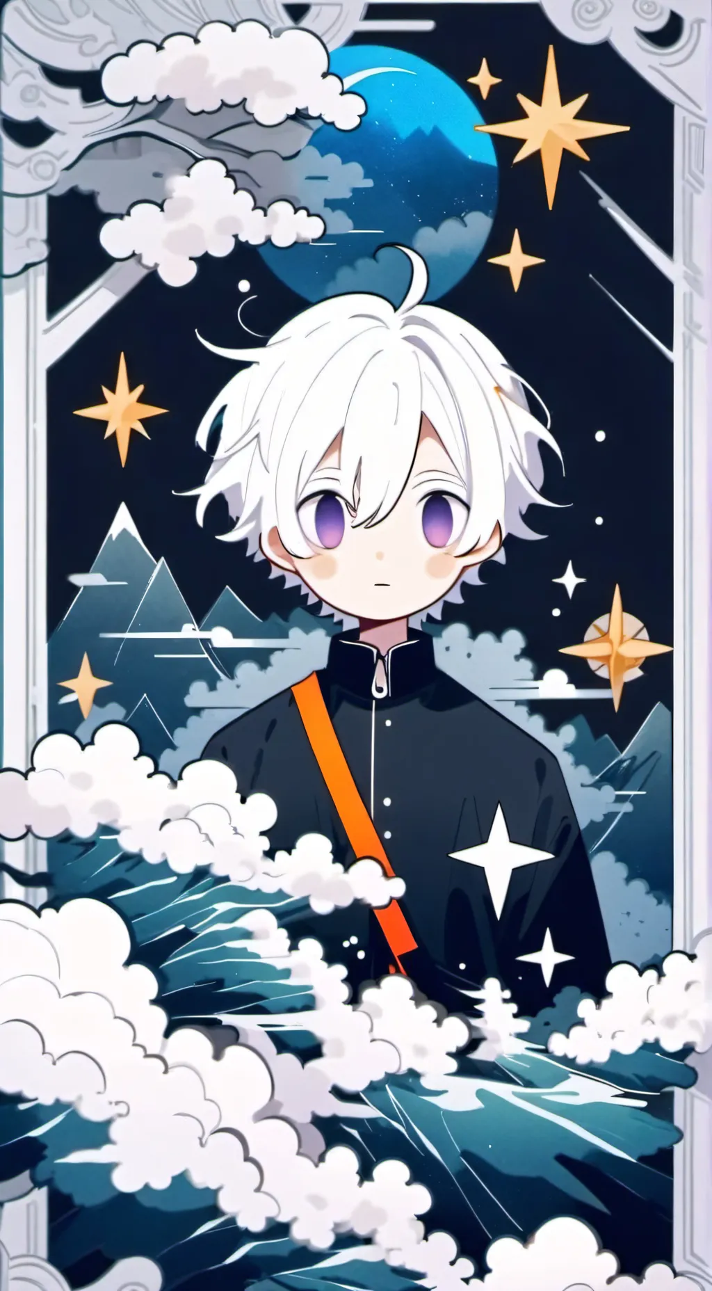 ai character: Edui in Sprunki background