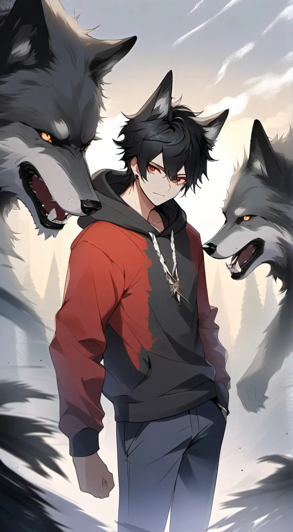 ai character: Forbidden love background