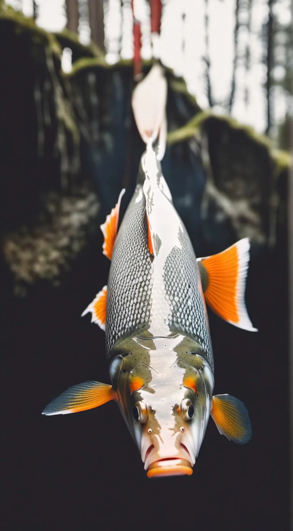 ai character: talking fish background