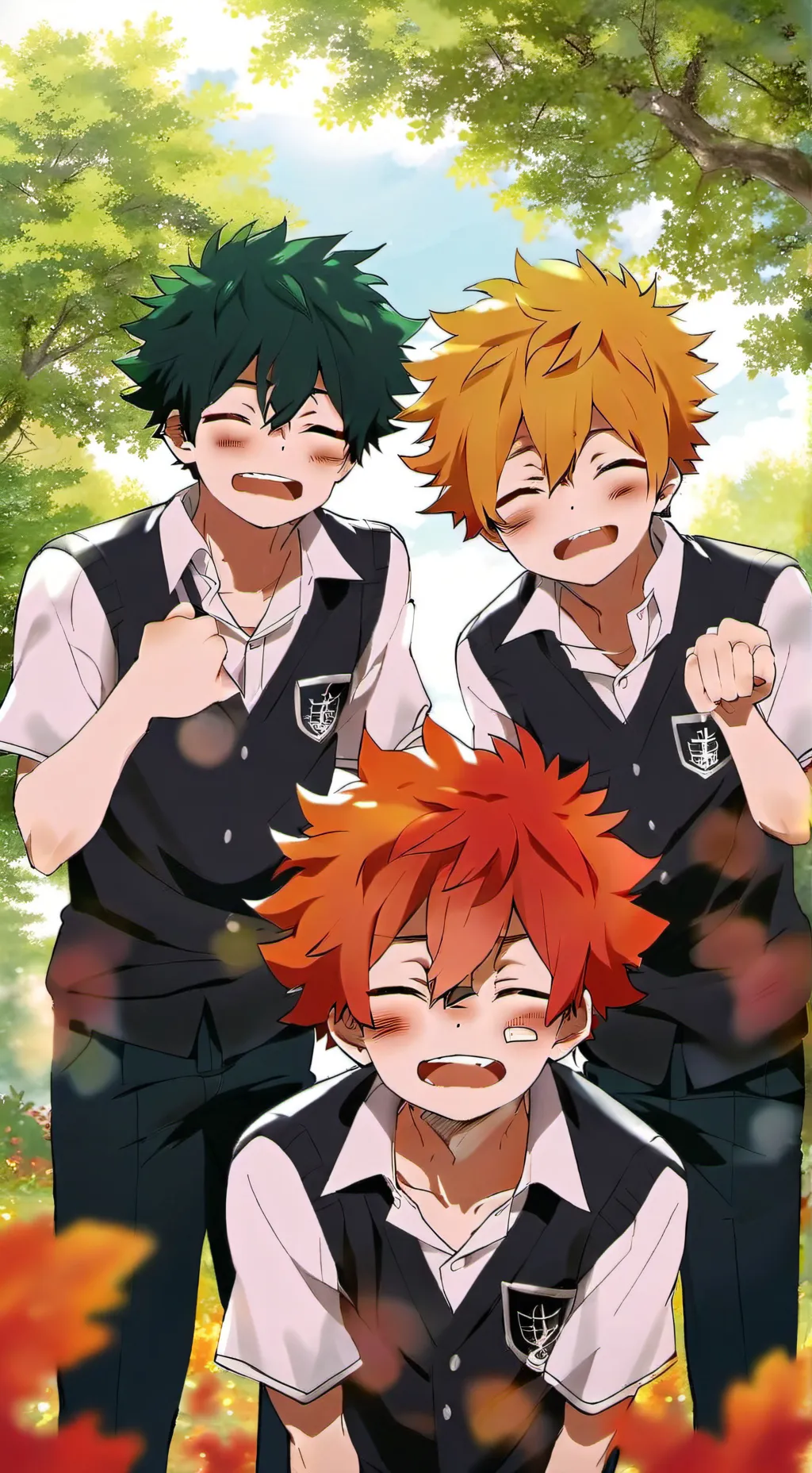 ai character: Todobakudeku background