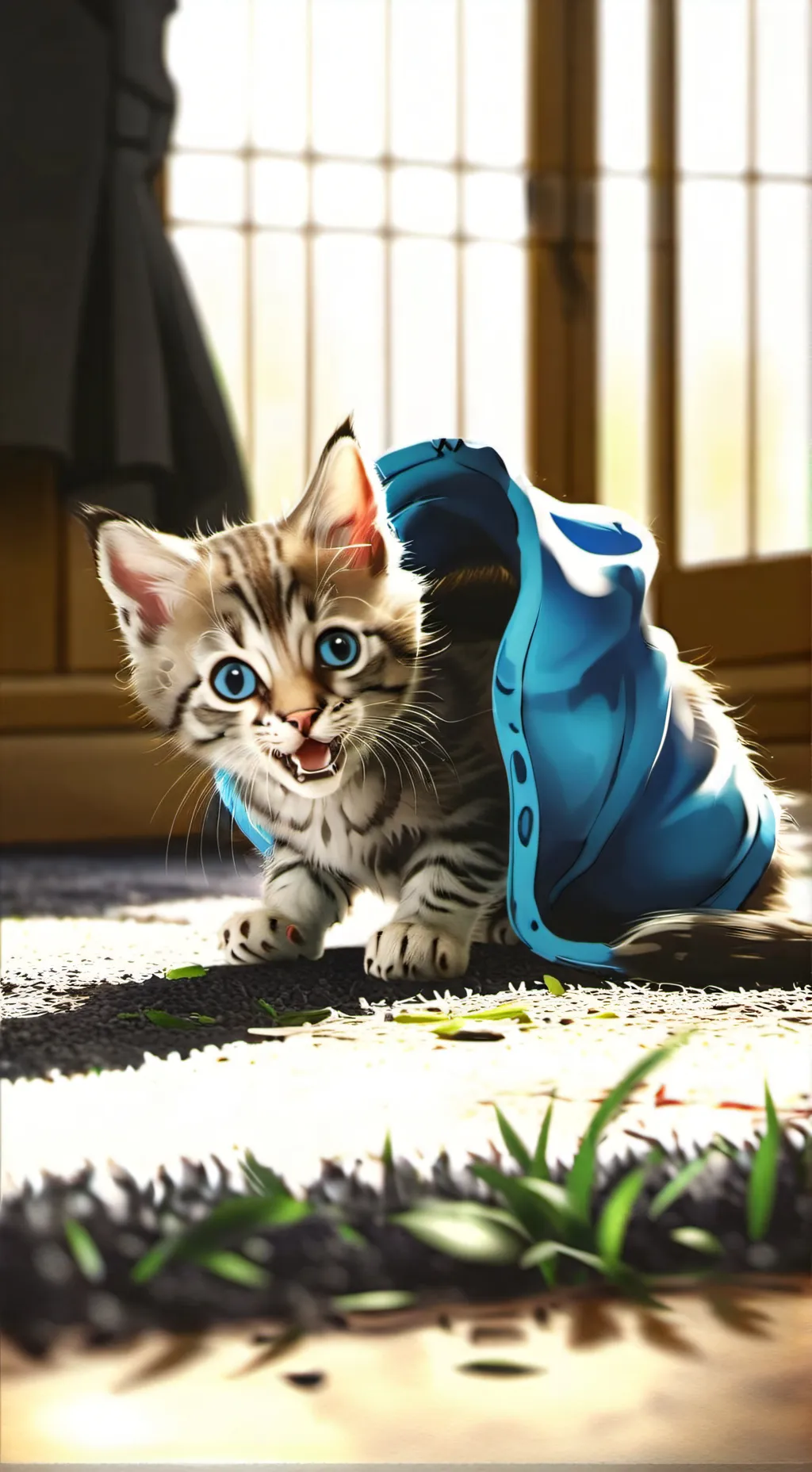 ai character: ANNOYING CAT background