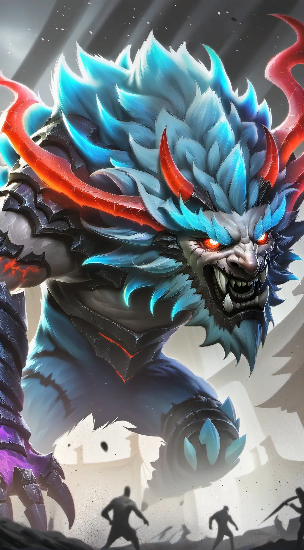 ai character: focu-monster background