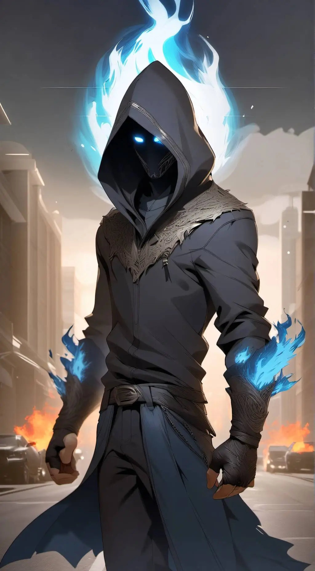 ai character: Hale - Phoenix background