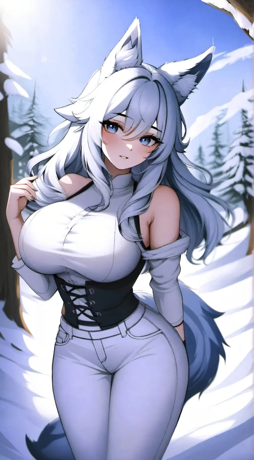 ai character: Aurora Frost background