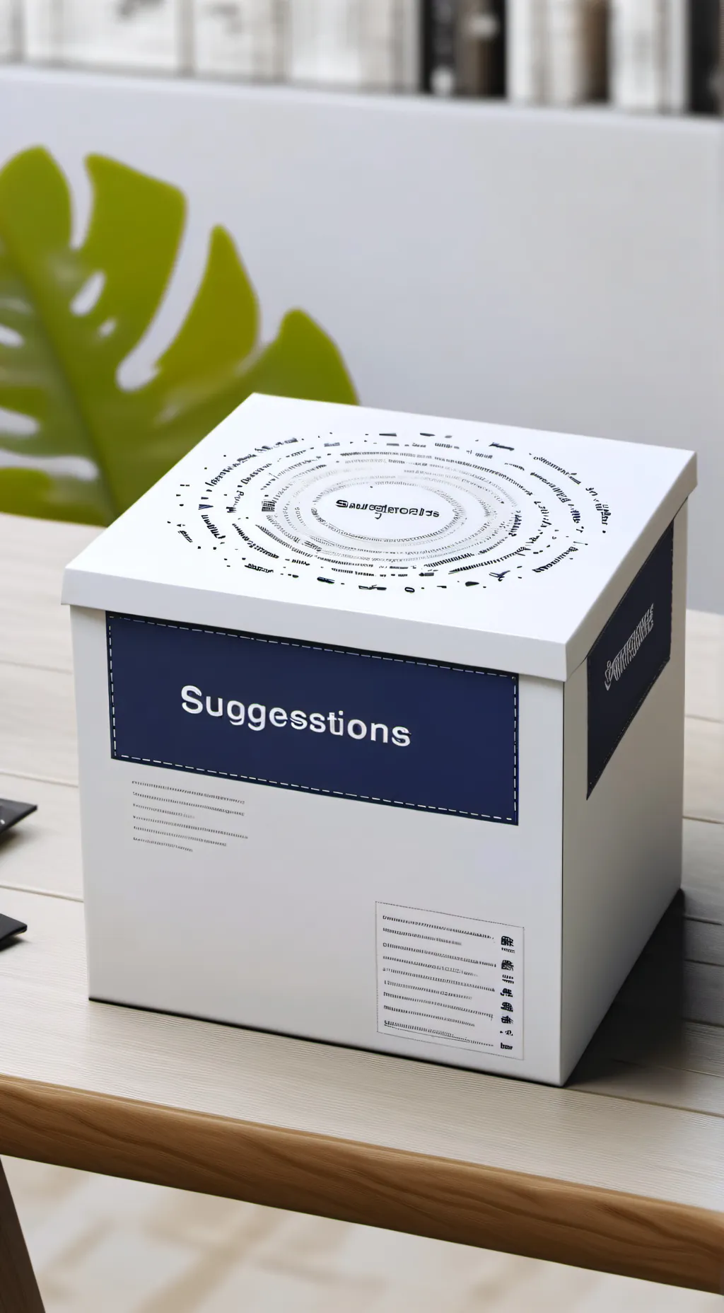 ai character: Suggestion box! background