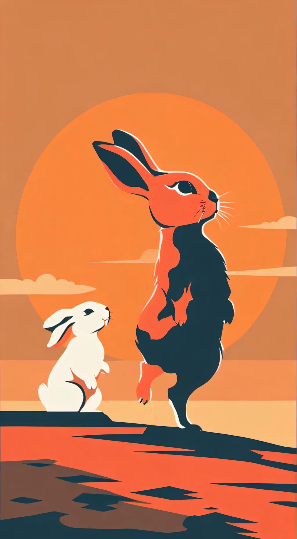 ai character: Bunny Oreo  background