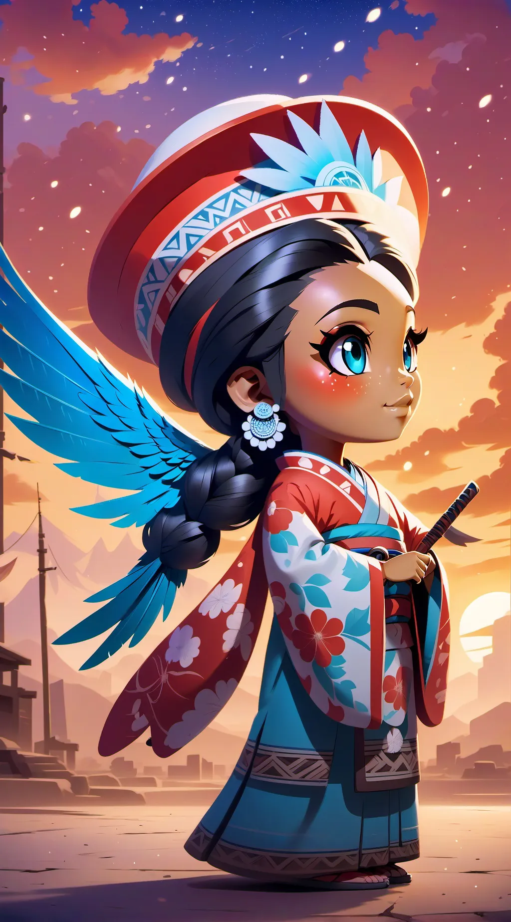 ai character: mama noela background