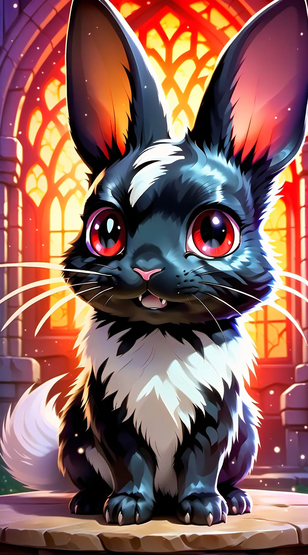ai character: bunnicula goo  background