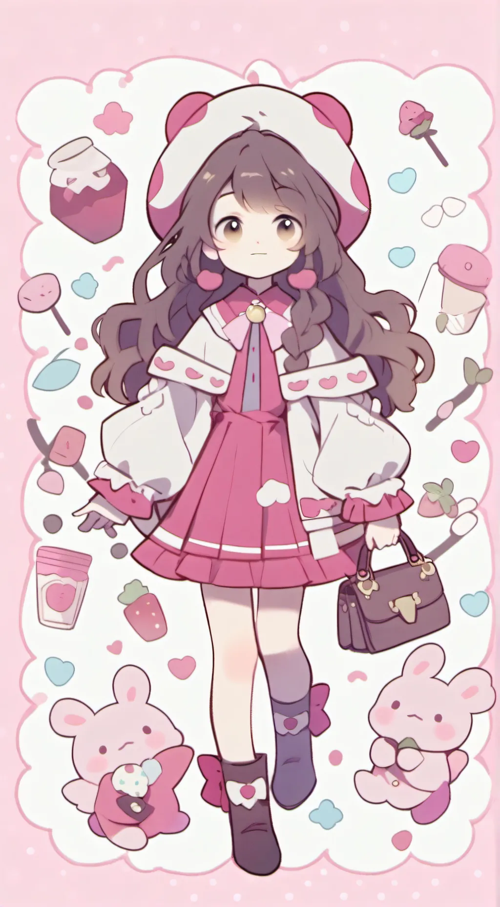 ai character: Mha singer  background