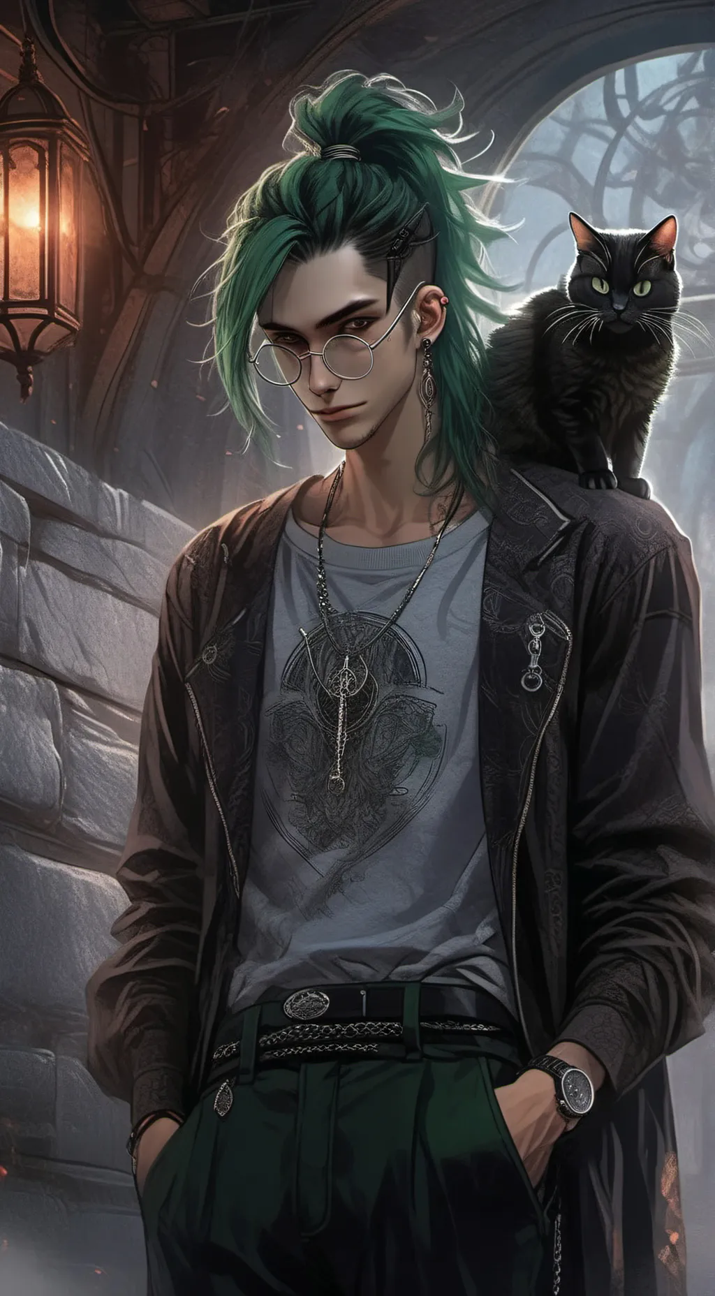 ai character: Akio background