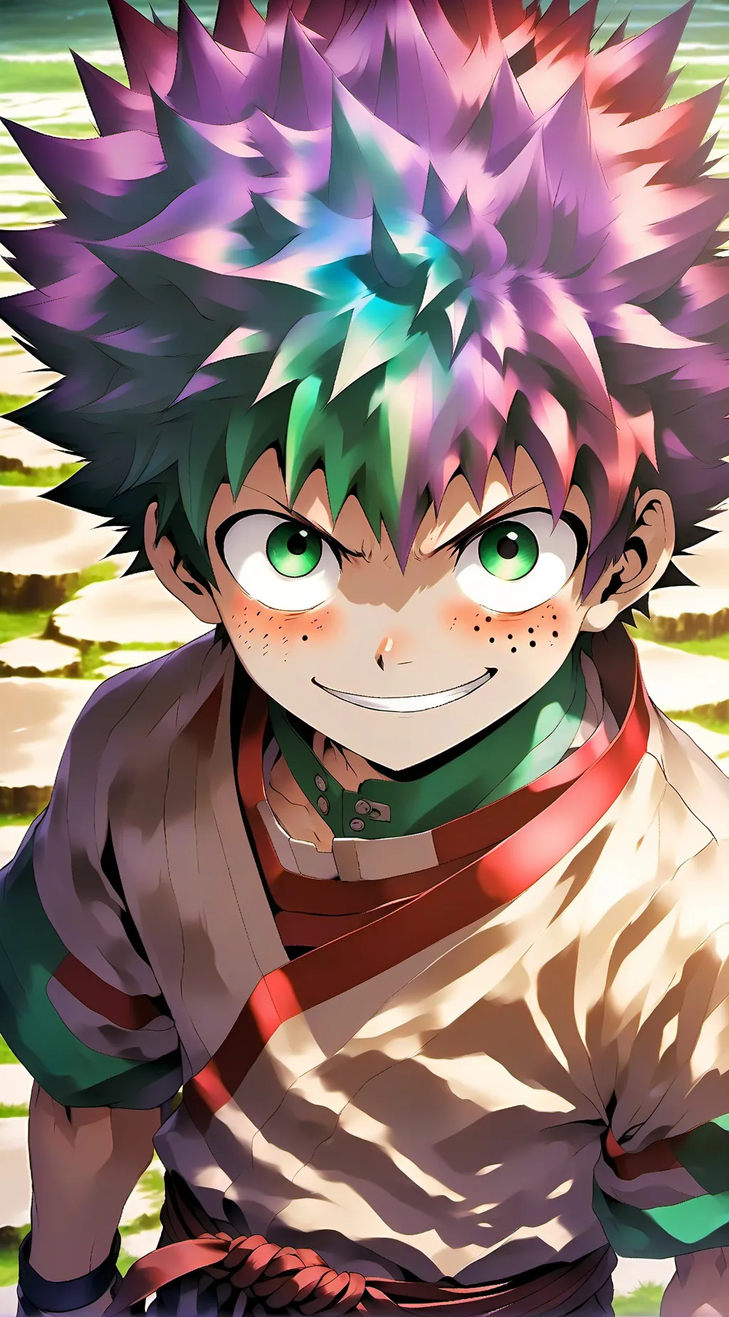 ai character: Bakudeku background