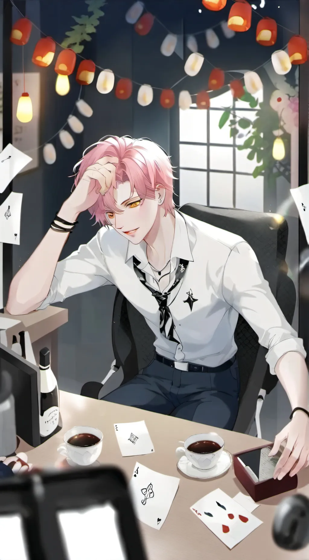 ai character: rayen background