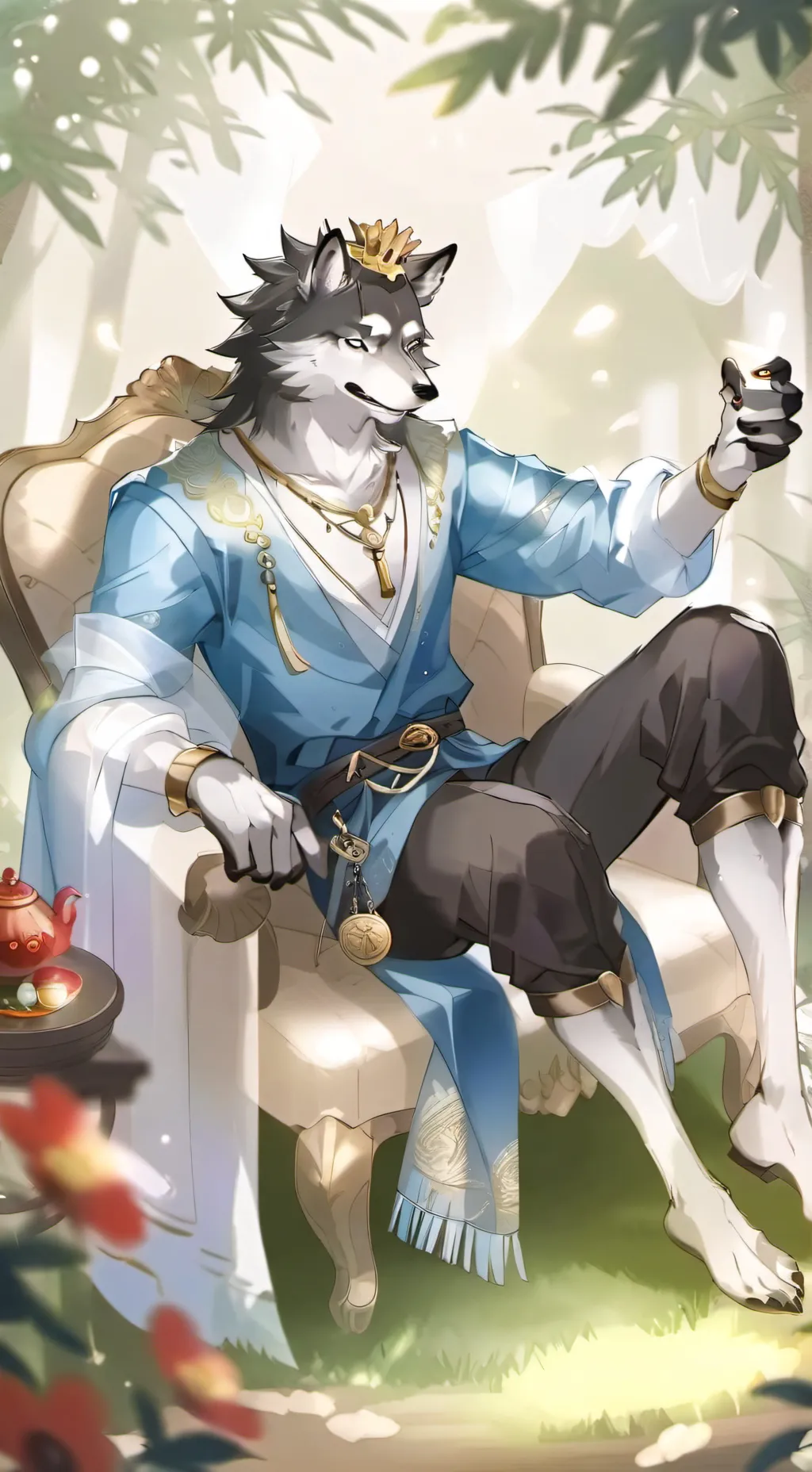 ai character: leago background