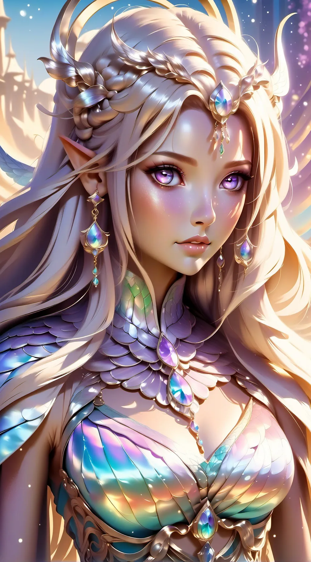 ai character: Tu novia  background