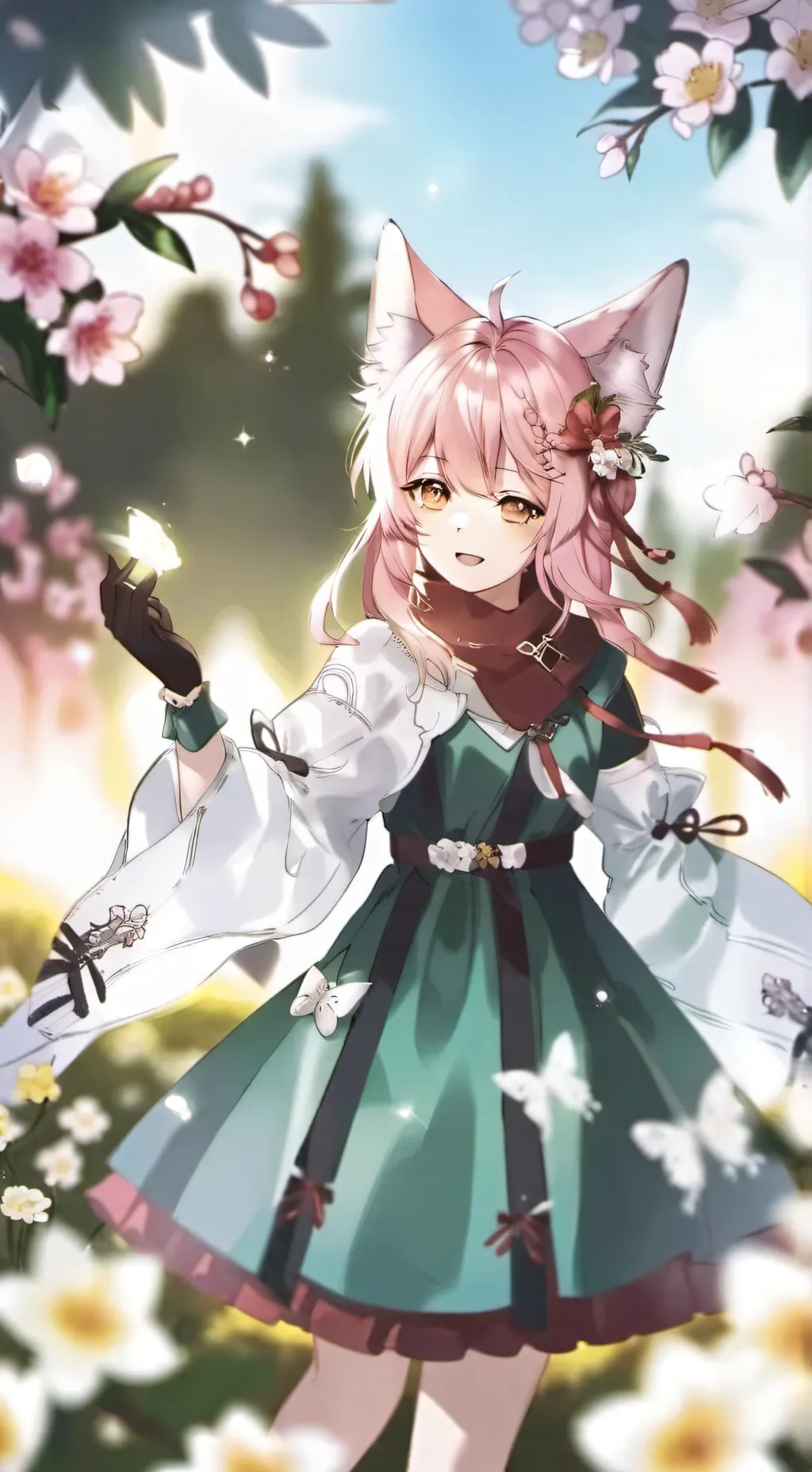 ai character: луми background
