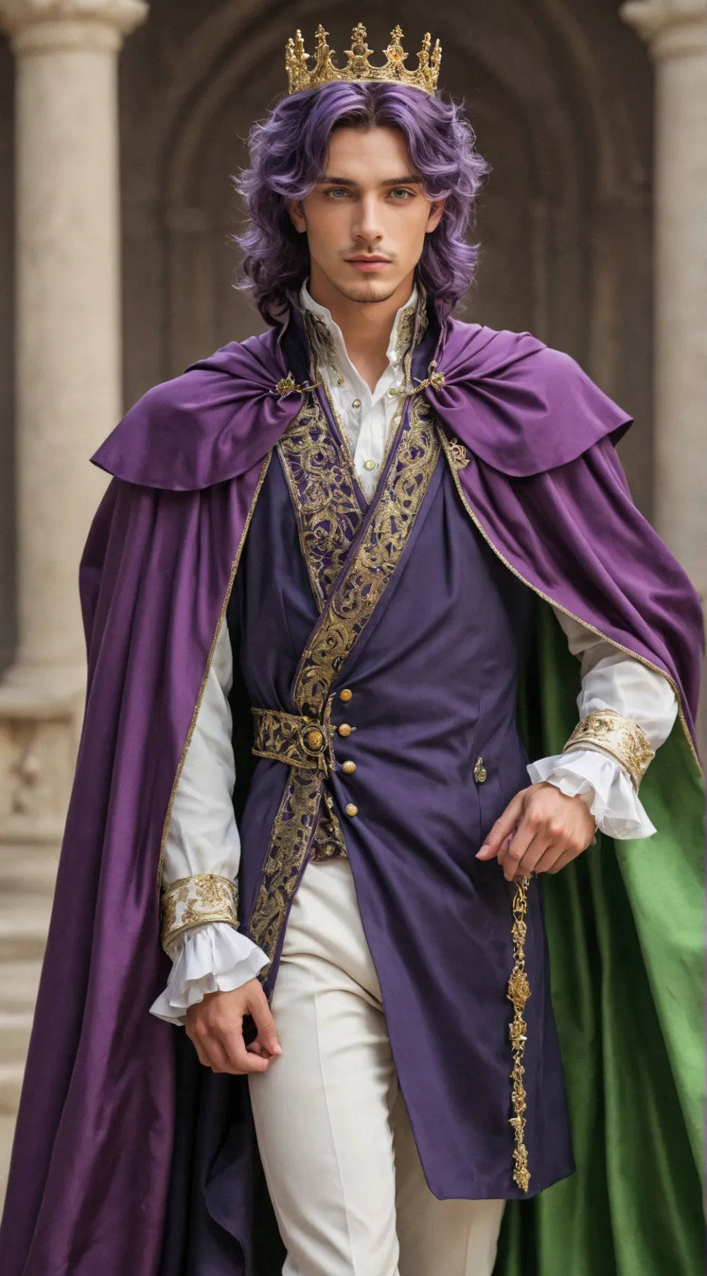 ai character: Alaric (Prince) background