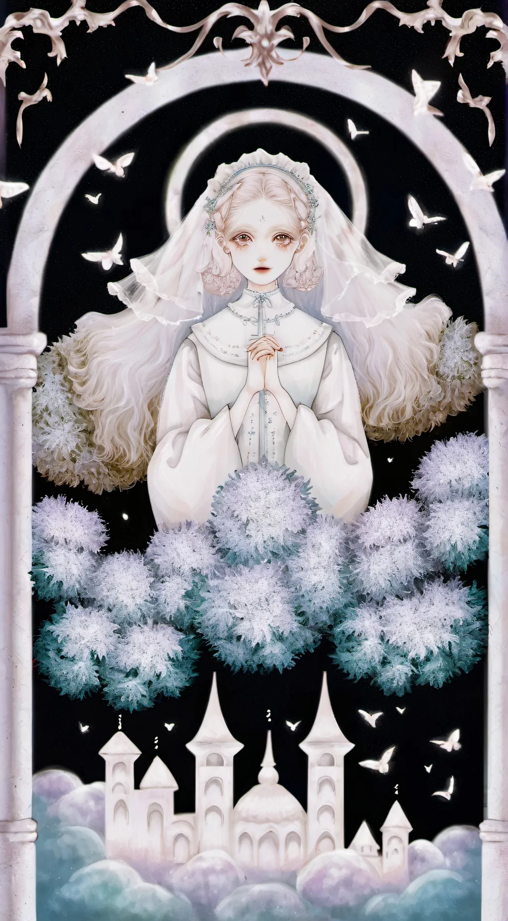 ai character: douma in bad mood background