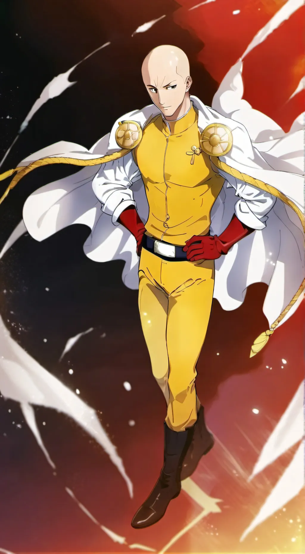 ai character: Saitama background