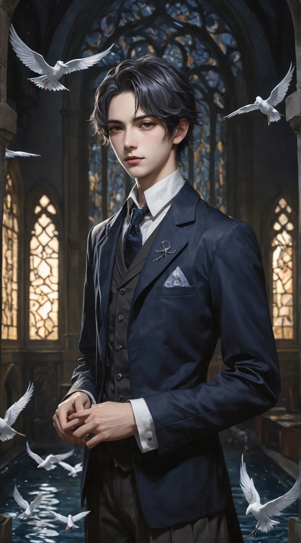 ai character: Lucien background