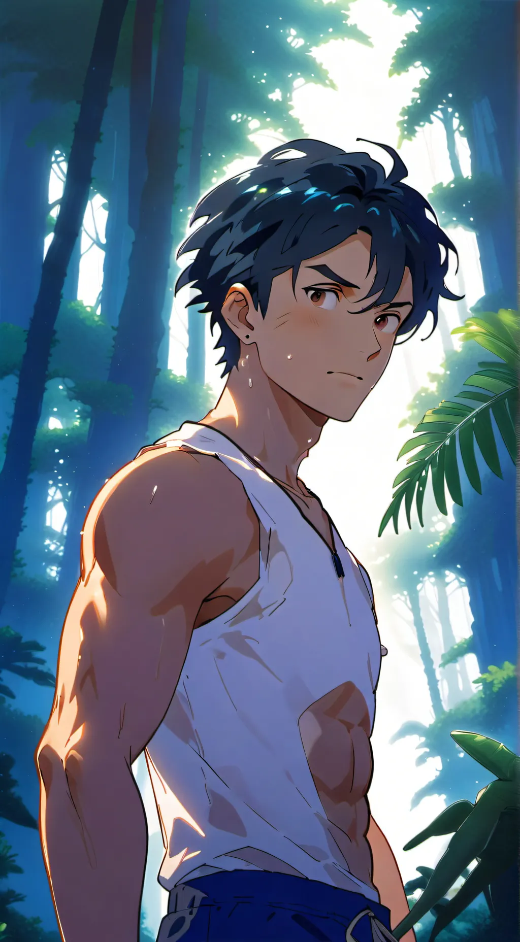 ai character: gay background