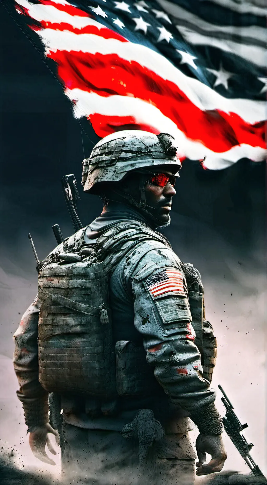 ai character: Military background