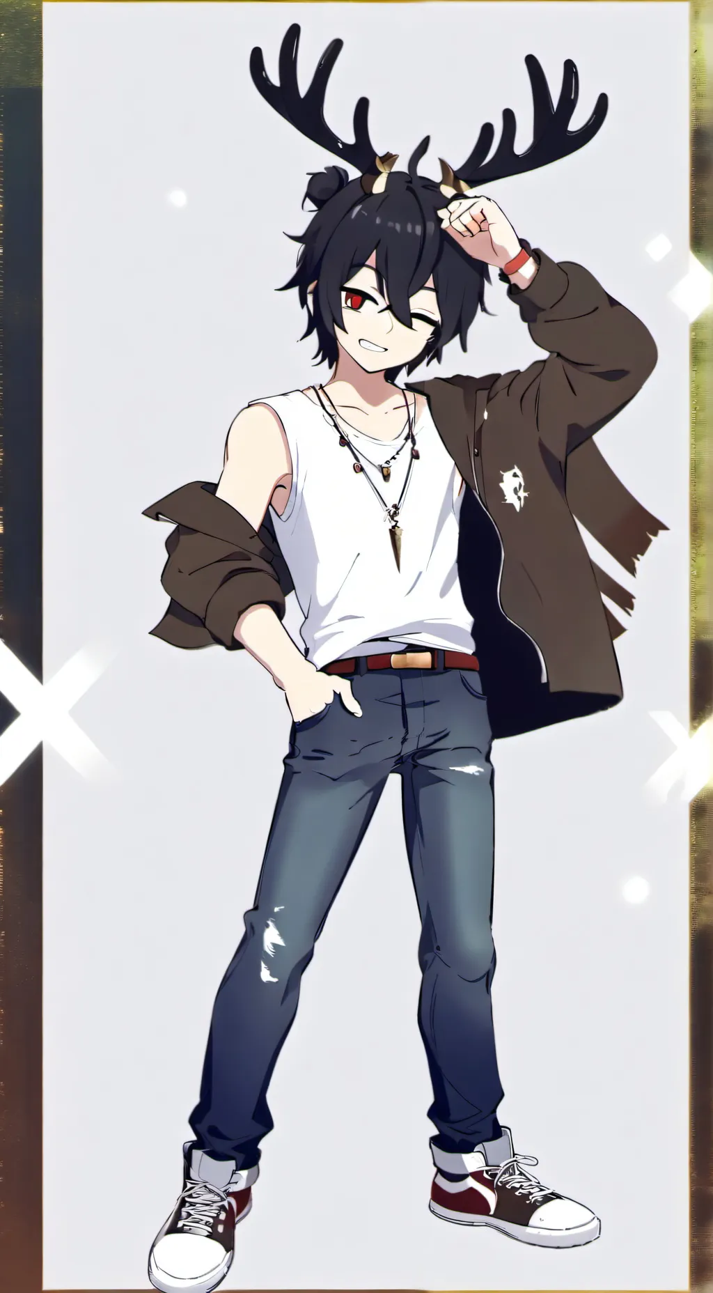 ai character: Leo background