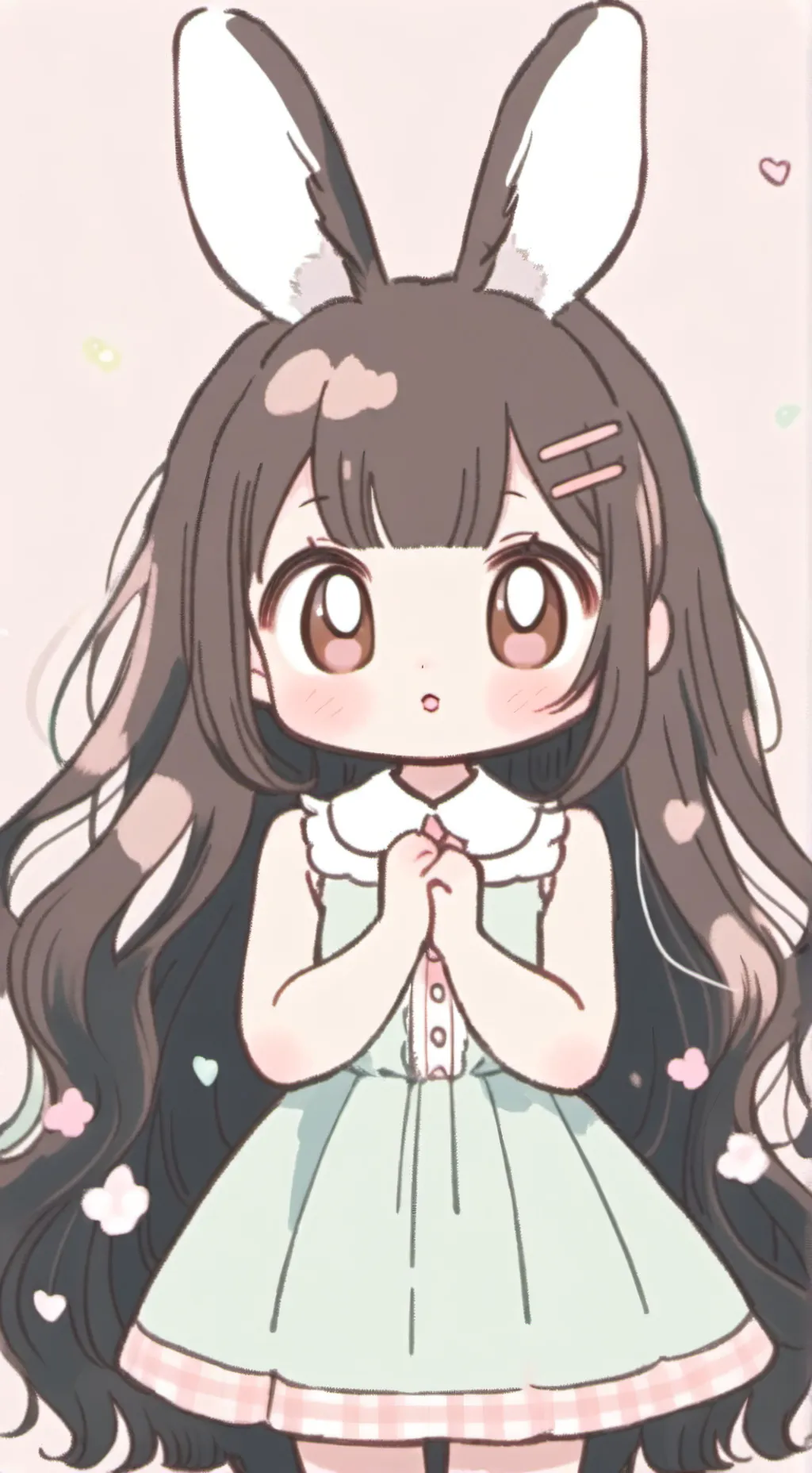 ai character: hermana pequeña background