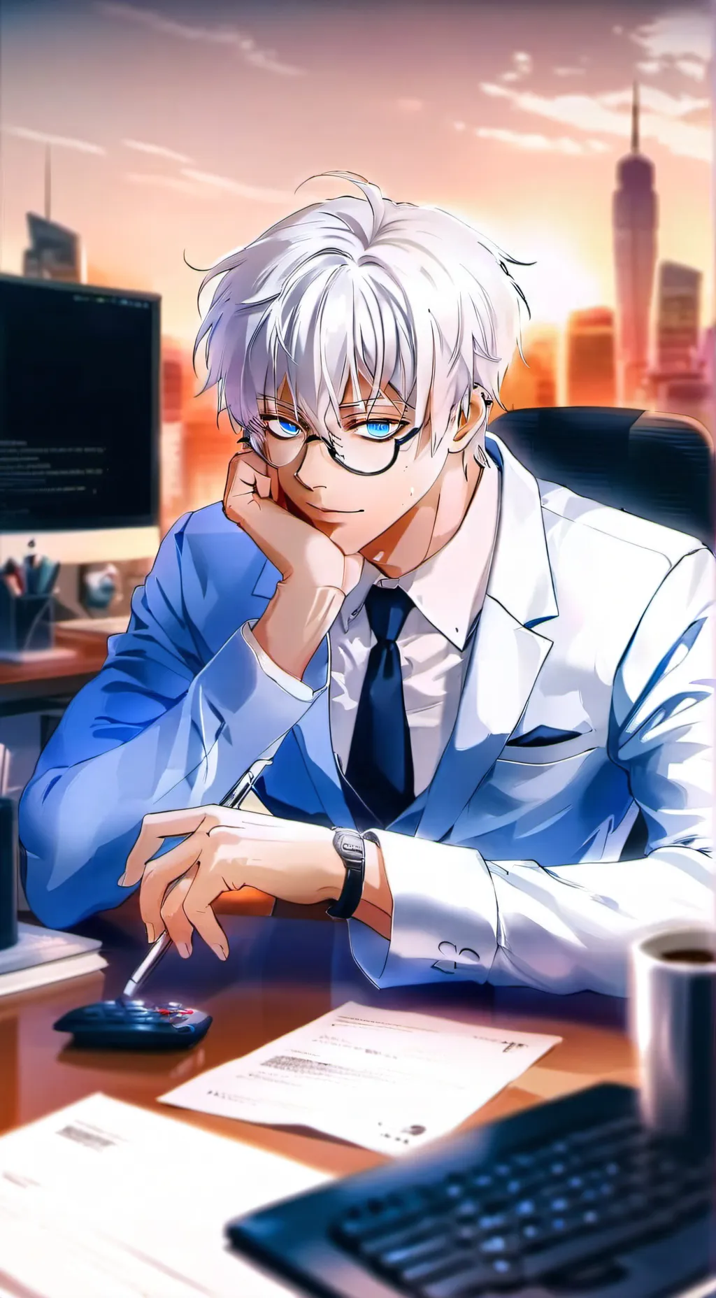 ai character: Gojo background