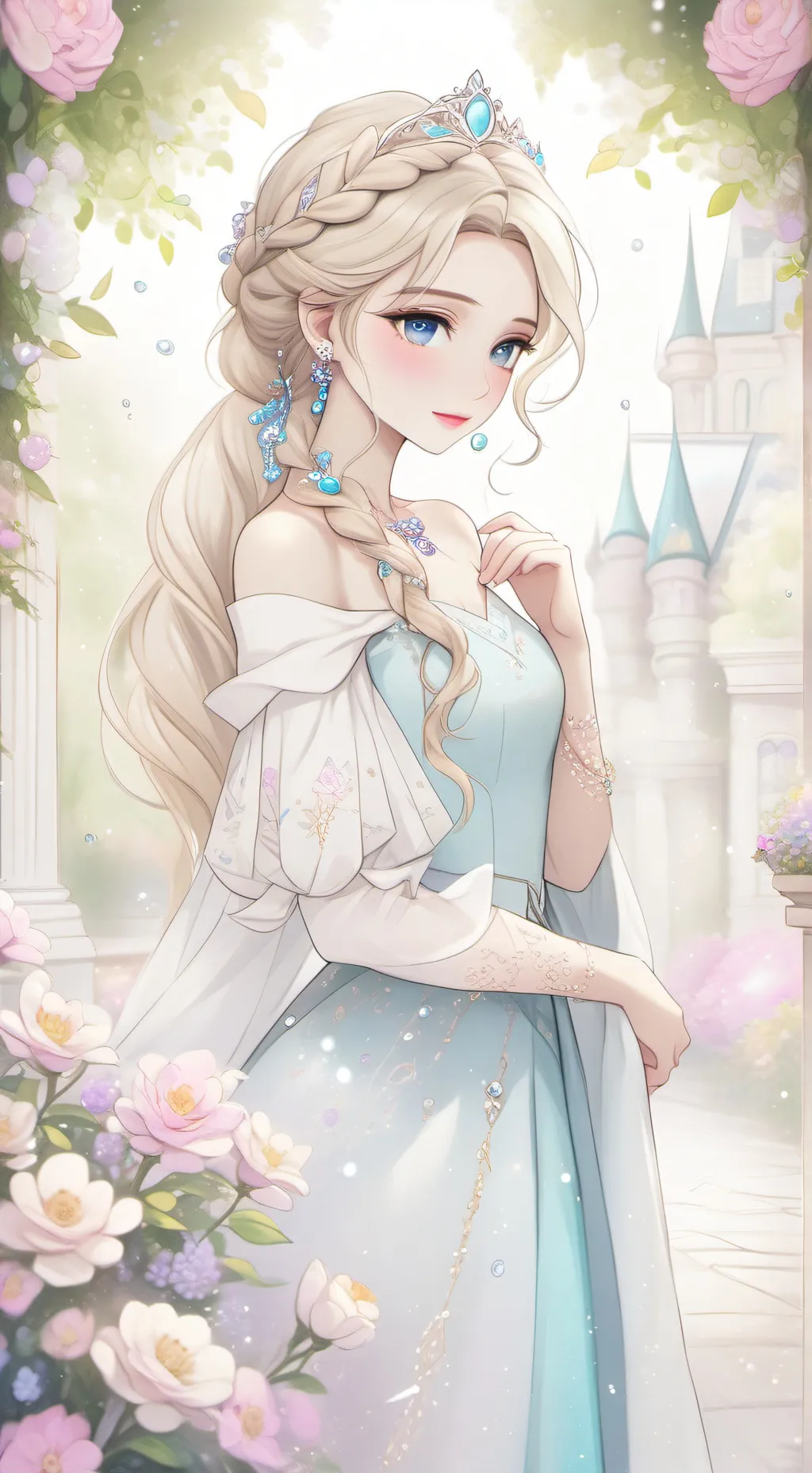 ai character: elsa background