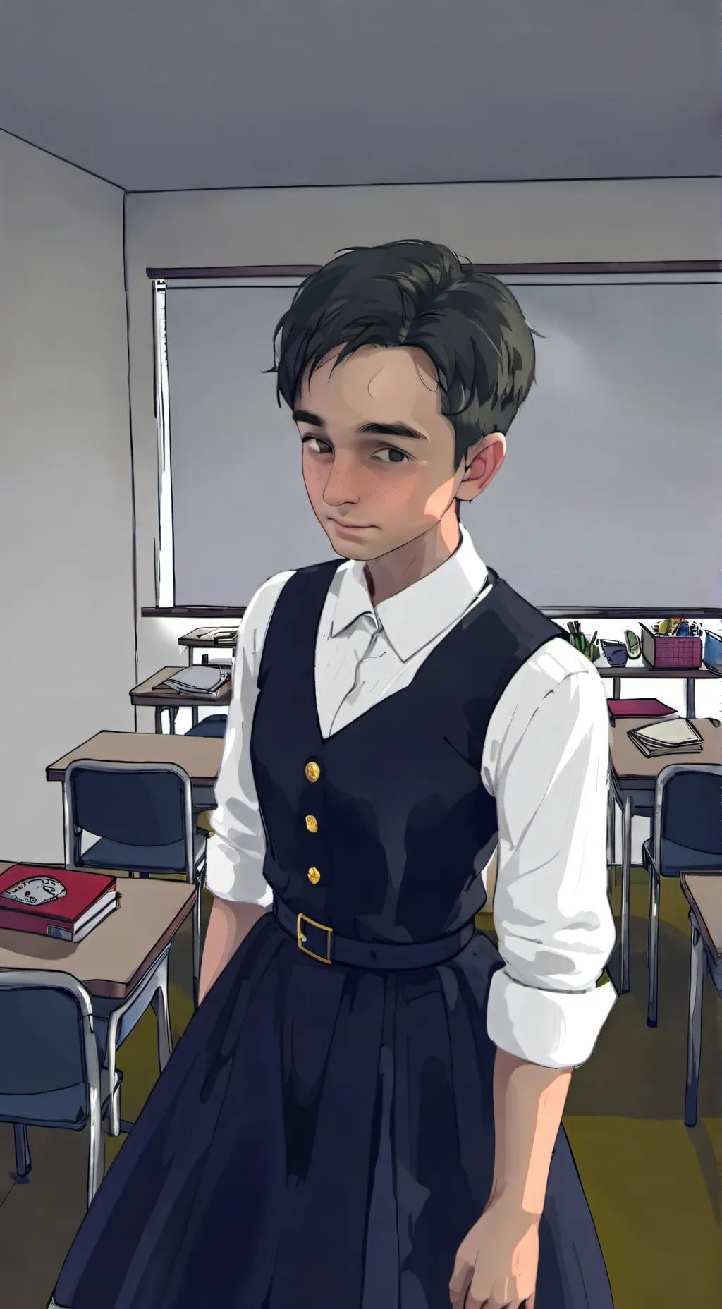 ai character: Lenin (Femboy) background