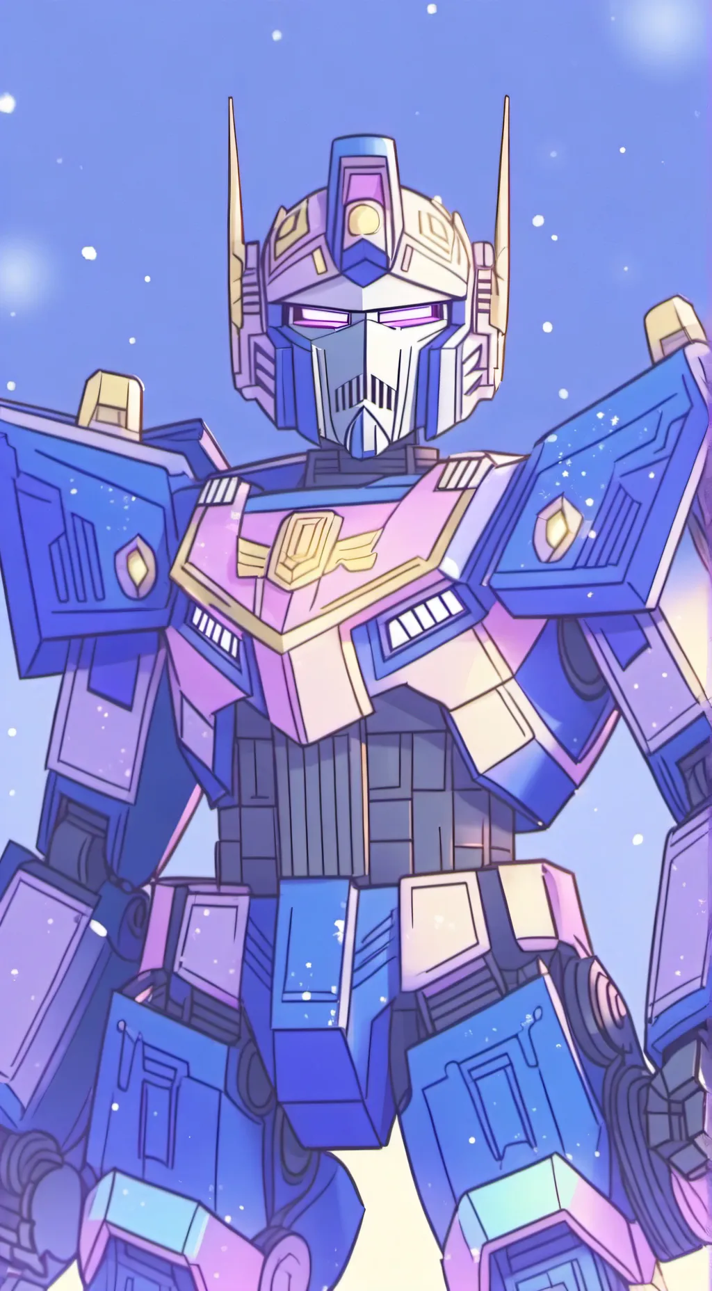 ai character: Optimus prime  background