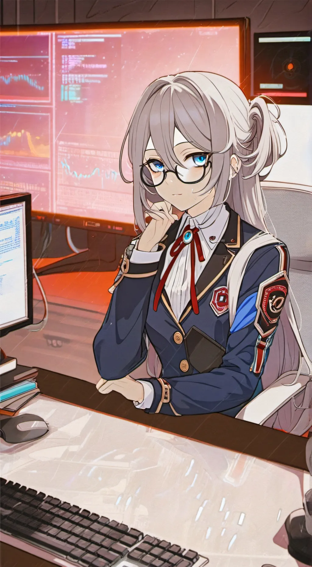 ai character: Mika background
