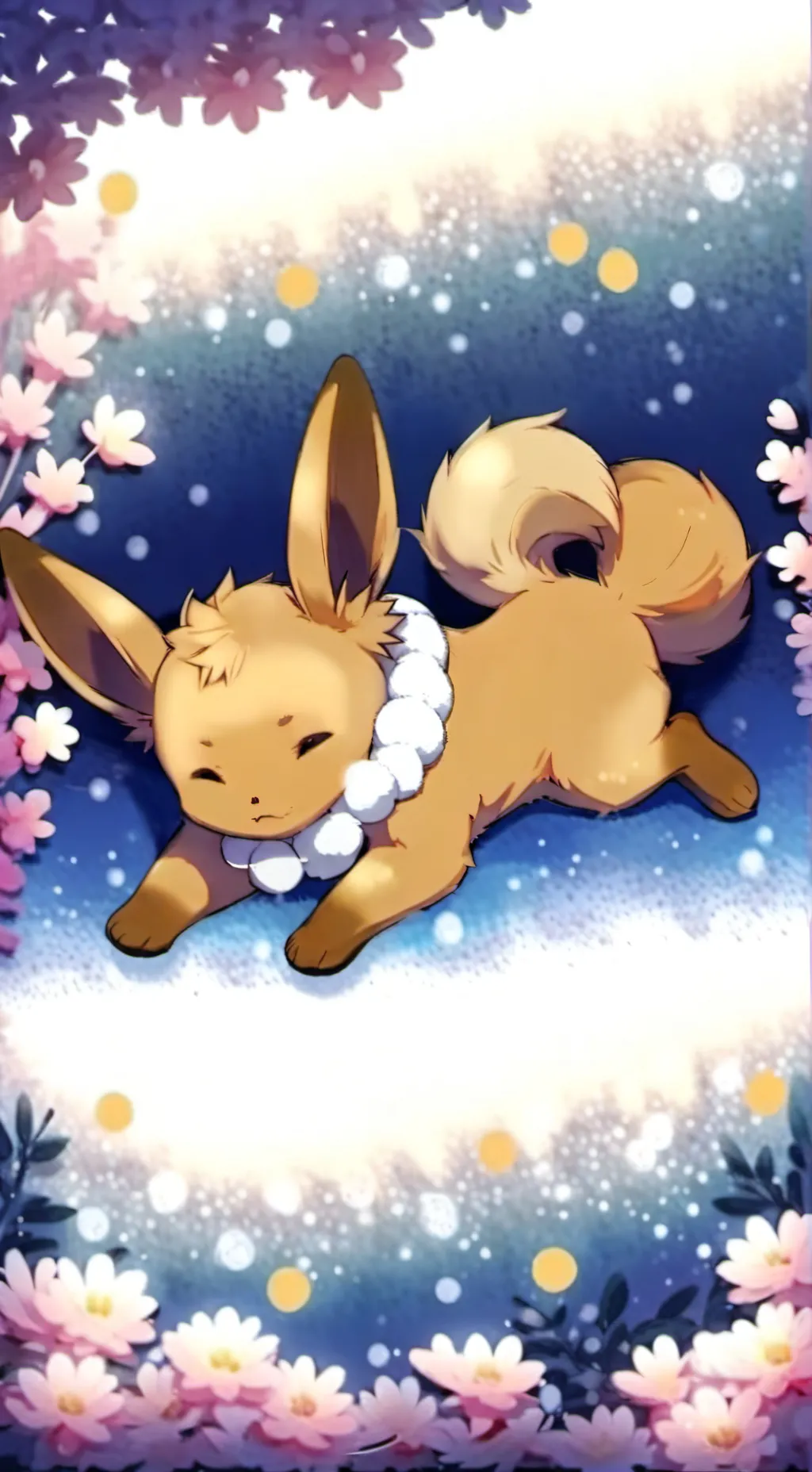 ai character: Eevee background