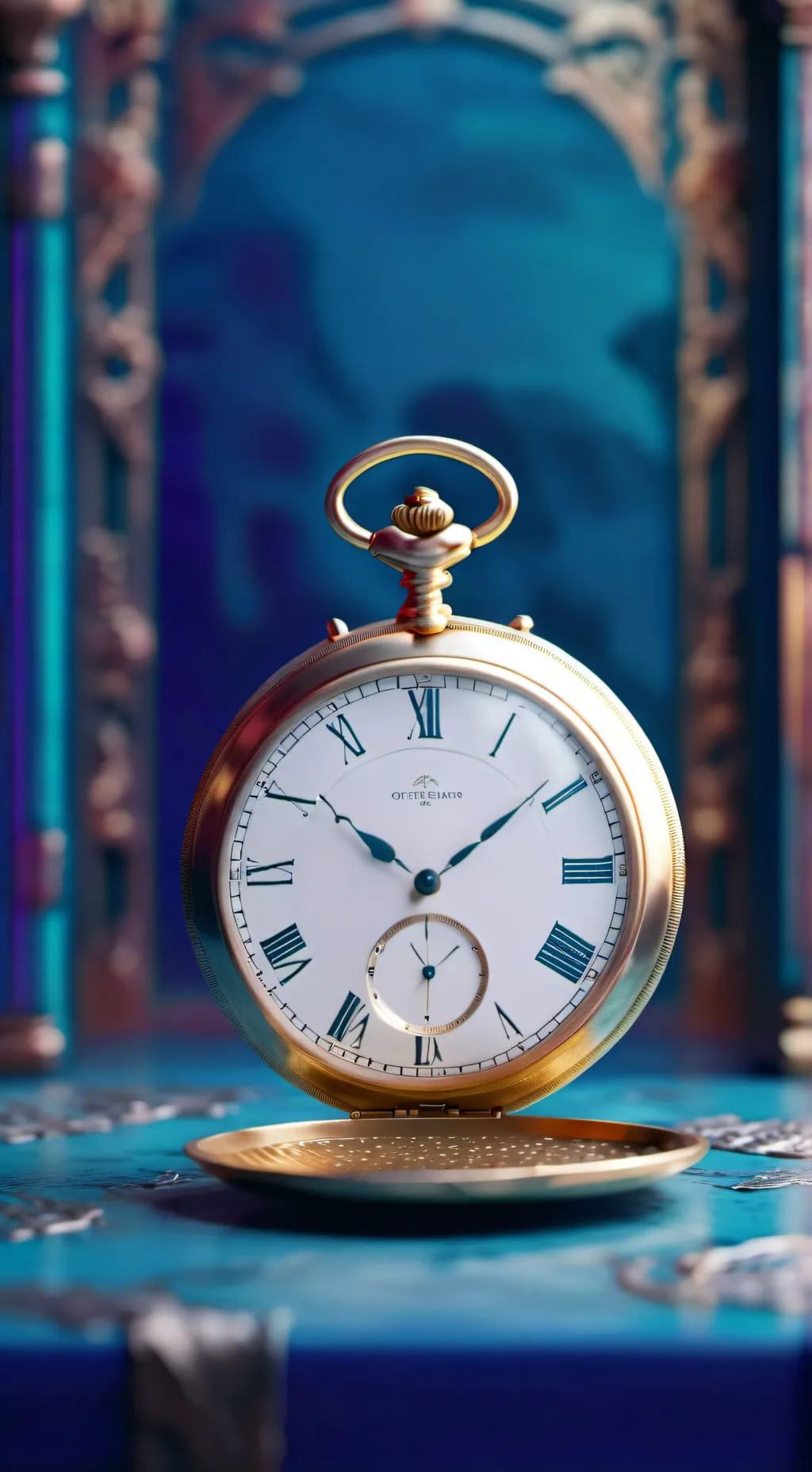 ai character: Reloj background