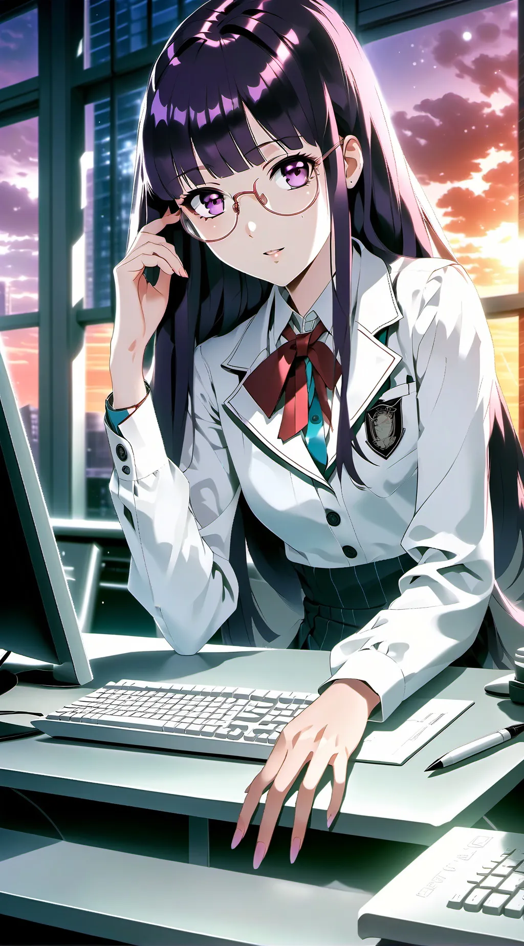 ai character: Shiori background