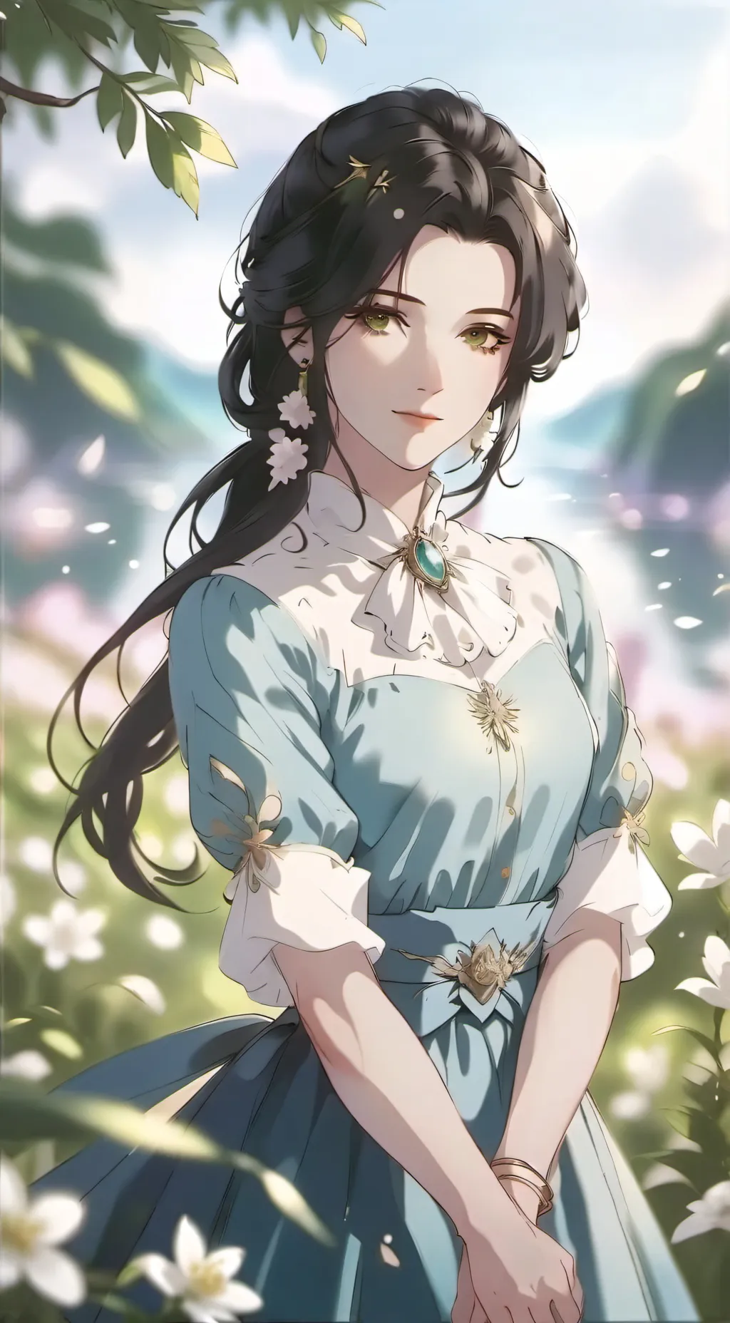 ai character: mha festival background