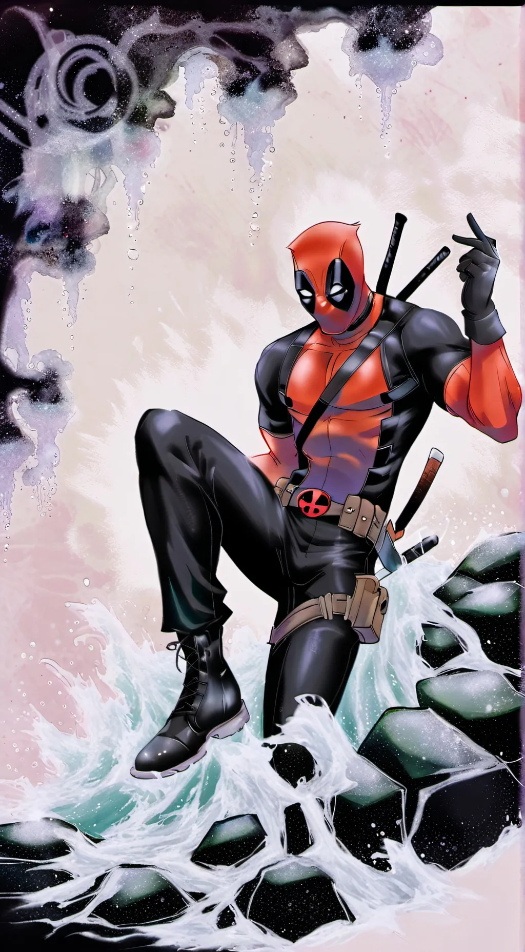 ai character: Deadpool background