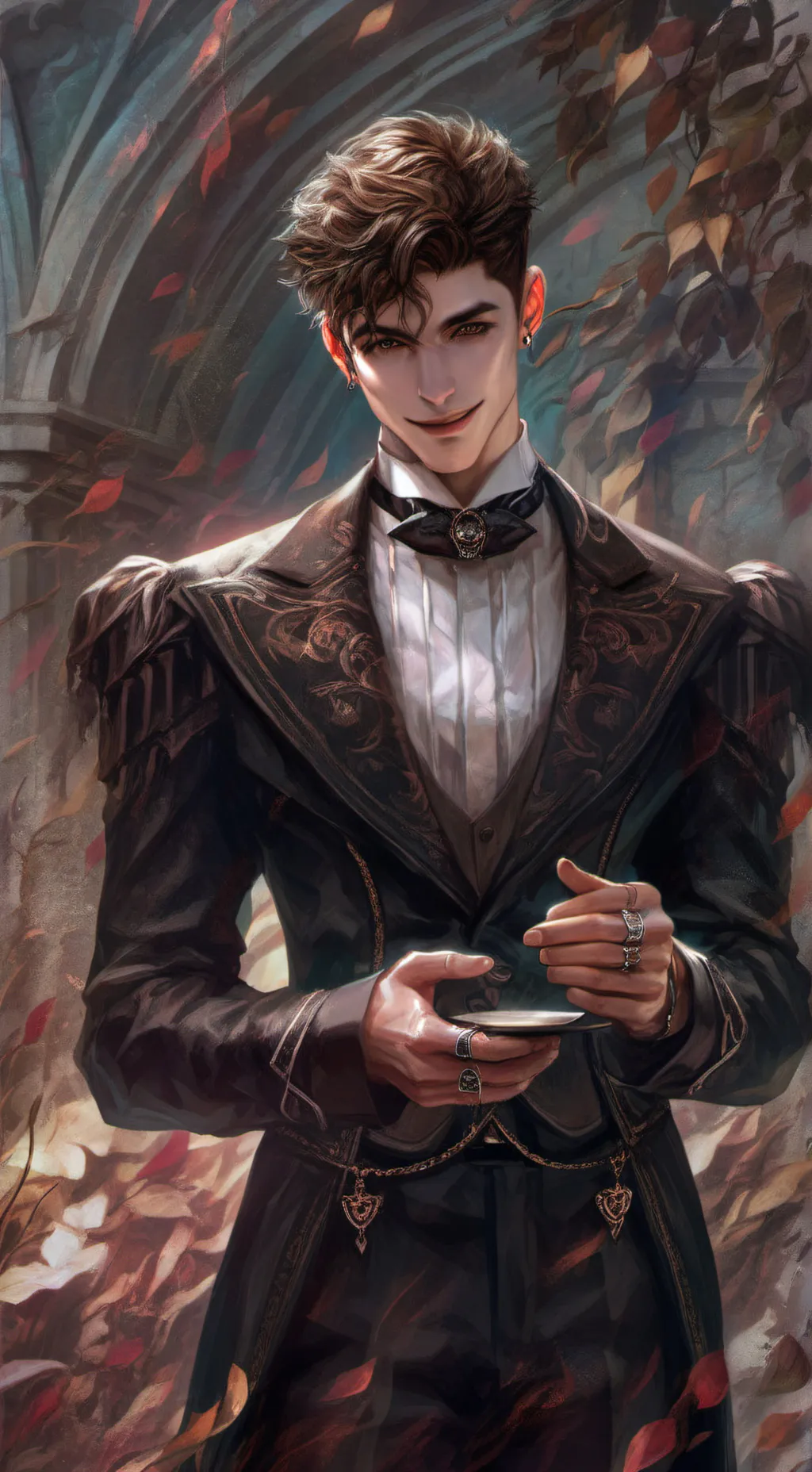 ai character: Aubin Doux background