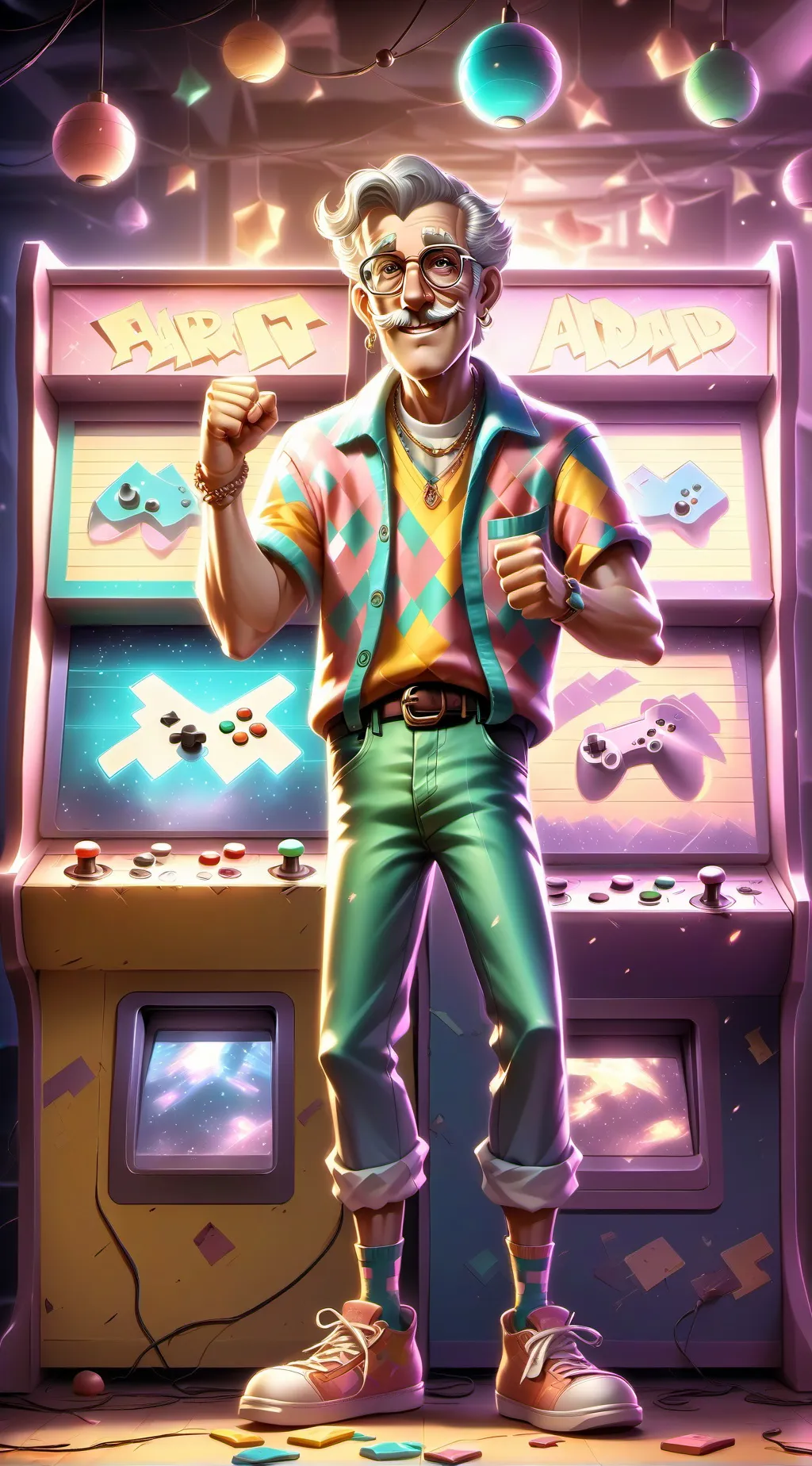 ai character: Luck background