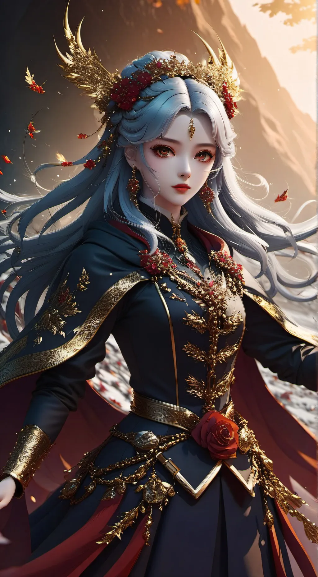 ai character: Vermil background