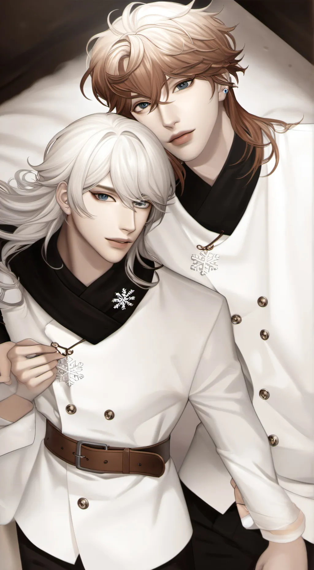 ai character: Kaji and Souta  background