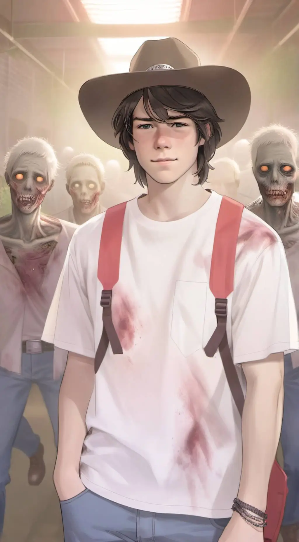 ai character: Carl Grimes background