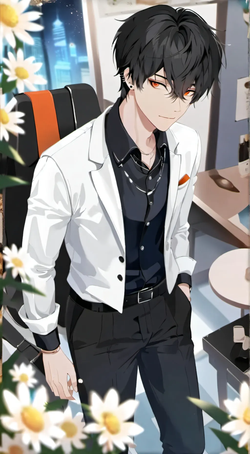 ai character: Keny background