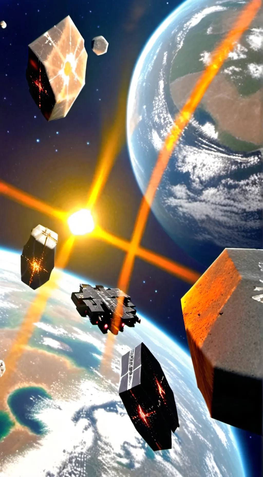 ai character: Tj and David  background